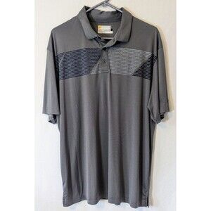 Jack Nicklaus Men's Short Sleeve Gray Polo StayDri Golf Shirt Size XL